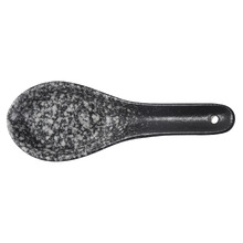 Granite Caviar Porcelain Soup Spoons (Set of 12)